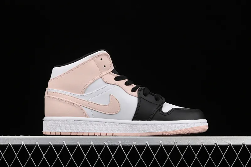 All categories Air Jordan Jordan series basketball shoes Air Jordan 1 Mid Air Jordan 1 Mid SE "Game Royal" AJ1 Joe 1 Black Pink China 554724-133